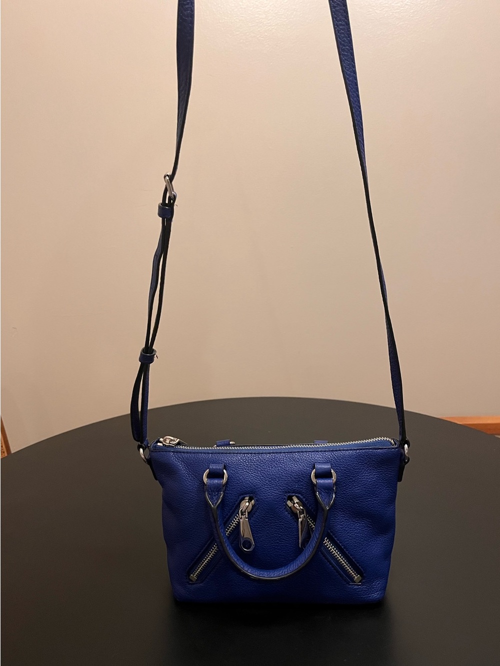 Rebecca Minkoff Mini Moto Leather Crossbody Bag 💙🦋 - Picture 6 of 13